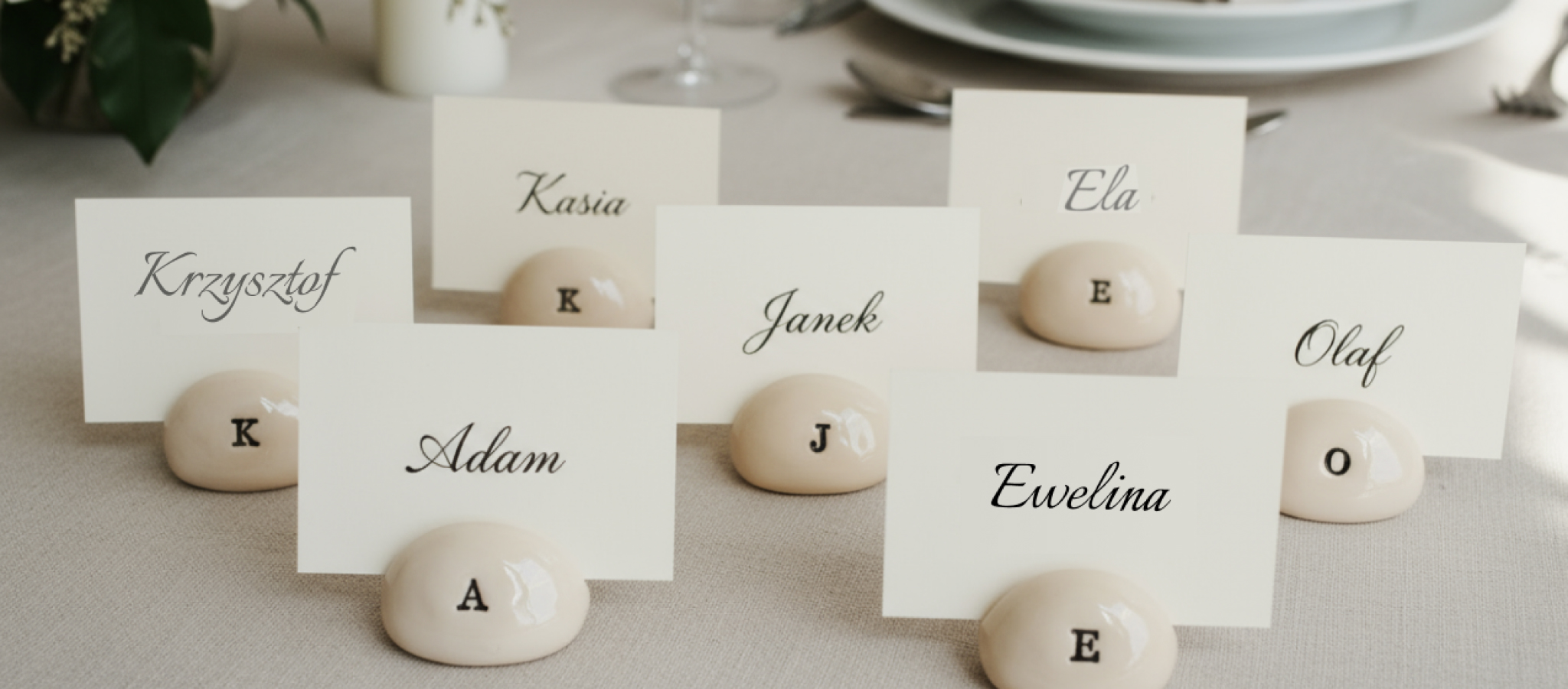 PERSONALIZOWANE PODTSAWKI POD WINIETKI